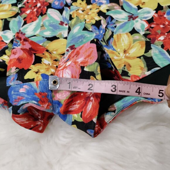 C/MEO Collective Black/Multi Floral High Waist Thinking Of Short Size M, NWT - Picture 12 of 14